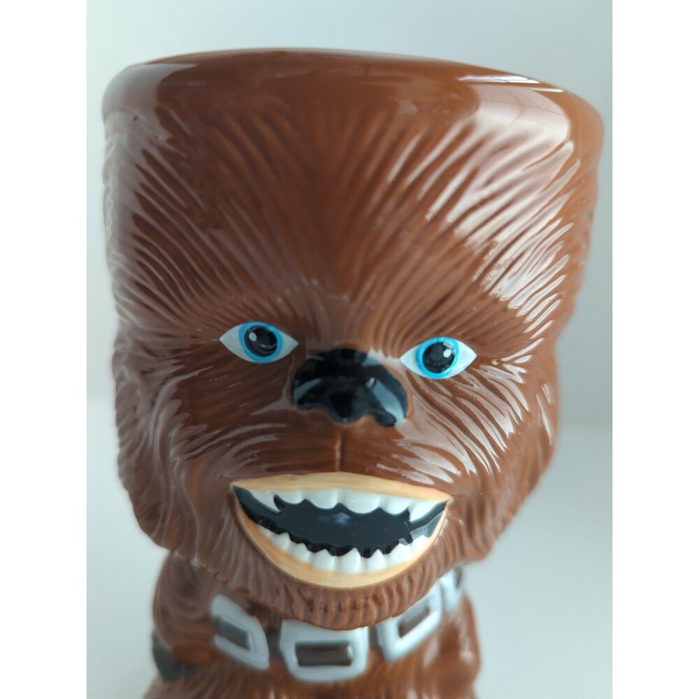 Star Wars 2014 Chewbacca Figure Collectible Goblet Ceramic Mug By Galerie